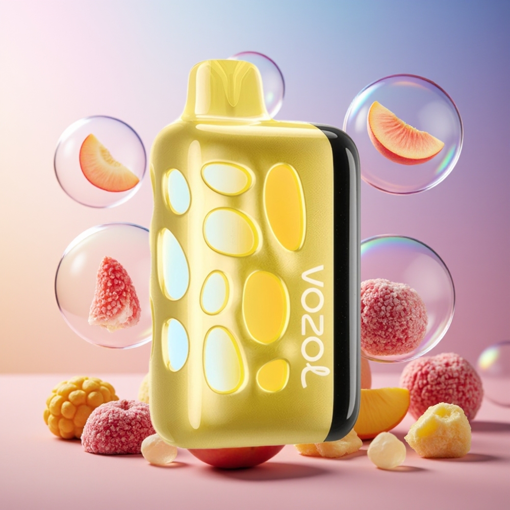 VOZOL RAVE 40000 Einweg-Vape Mango-Pfirsich – 1000mAh, 20/50mg/ml, Schweiz Großhandel