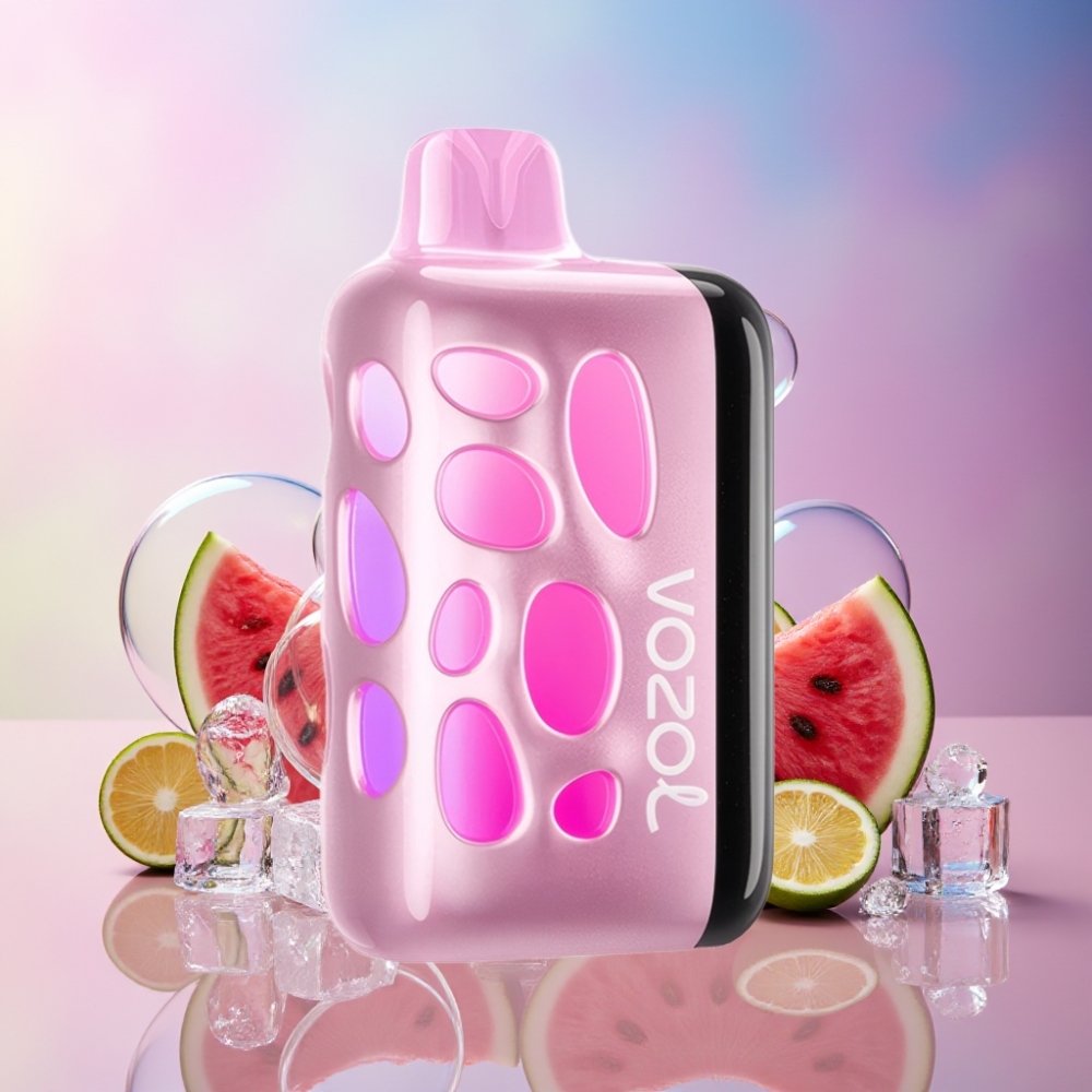 VOZOL RAVE 40000 Einweg-Vape Wassermelone-Eis – 270° Leuchtdesign, Party-Modus, 1000mAh, Schweiz Großhandel