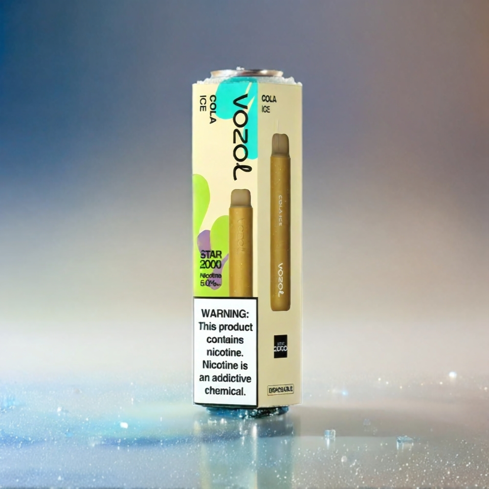 VOZOL Star 20000 Puffs mit 2,2\" HD Spiegelbildschirm, Dual Mesh, 650mAh – Cola Eis | Schweiz Großhandel