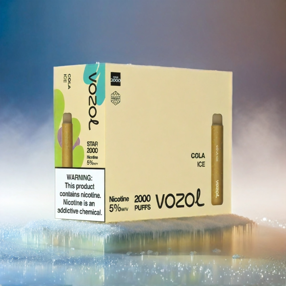 VOZOL Star 20000 Puffs mit 2,2\" HD Spiegelbildschirm, Dual Mesh, 650mAh – Cola Eis | Schweiz Großhandel