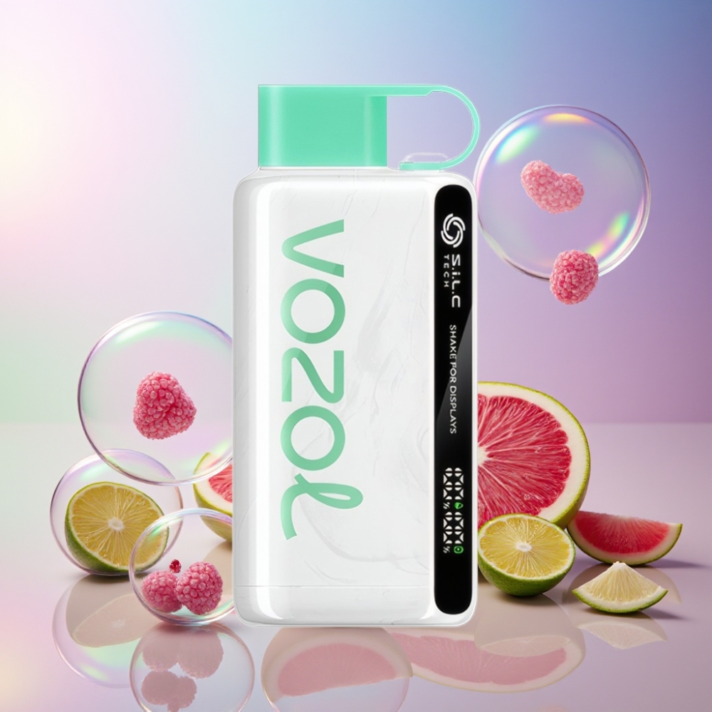 VOZOL STAR 9000/12000 Einweg-Vape Cool Mint (Erfrischendes Minze) mit 650mAh Akku, 9000/12000 Züge, Shake-Display, Schweiz Großhandel