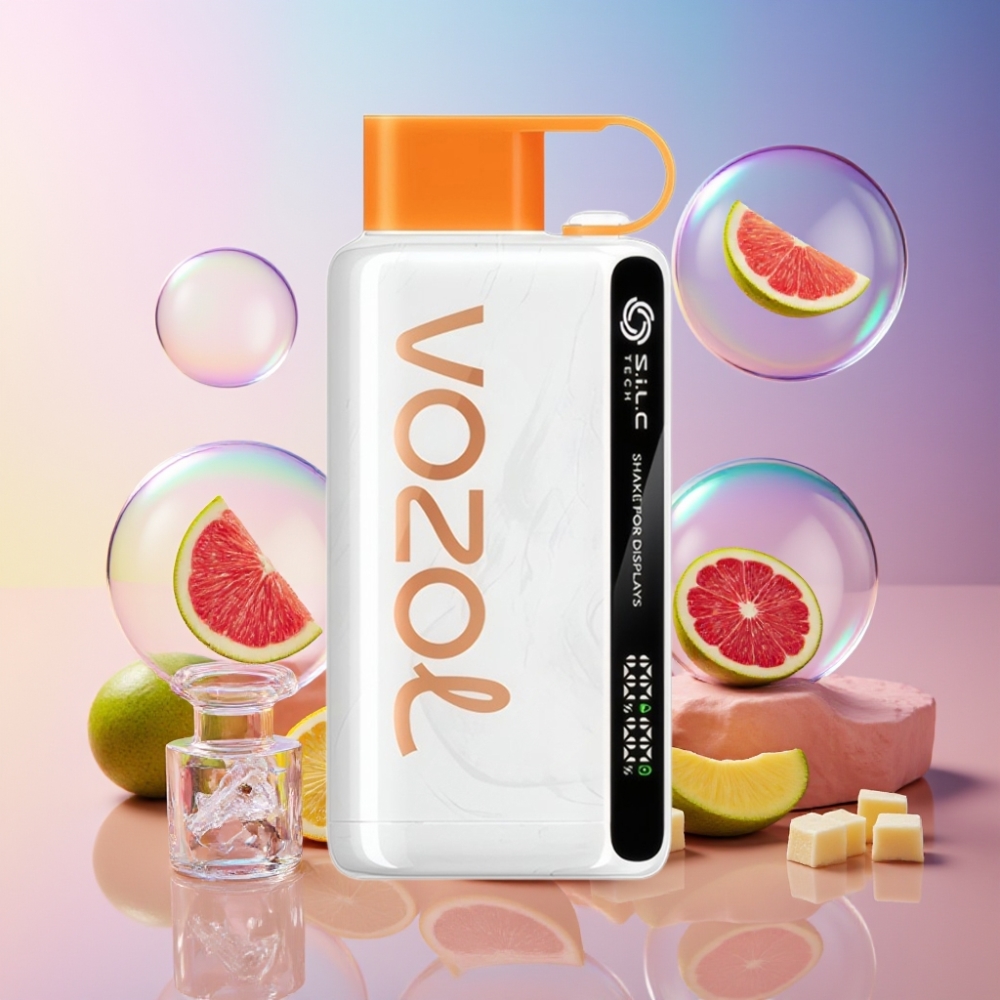 VOZOL STAR 9000/12000 Einweg-Vape Mexica Mango Eis mit Shake-Display, S.i.L.C TECH, 650mAh Akku, Schweiz Großhandel