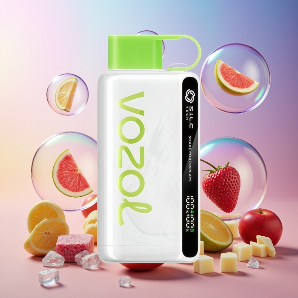 VOZOL STAR 9000/12000 Einweg-Vape Sour Apple Ice (Schütteln für Display, S.i.L.C TECH, 650mAh, 9000/12000 Züge) Schweiz Großhandel