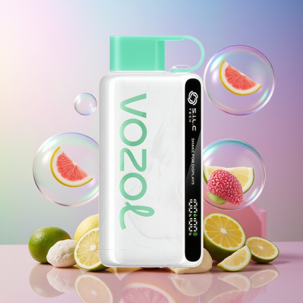 VOZOL STAR 9000/12000 Einweg-Vape Zitronenminze mit 650mAh Akku, S.i.L.C TECH, bis zu 9000/12000 Züge, Schweiz Großhandel