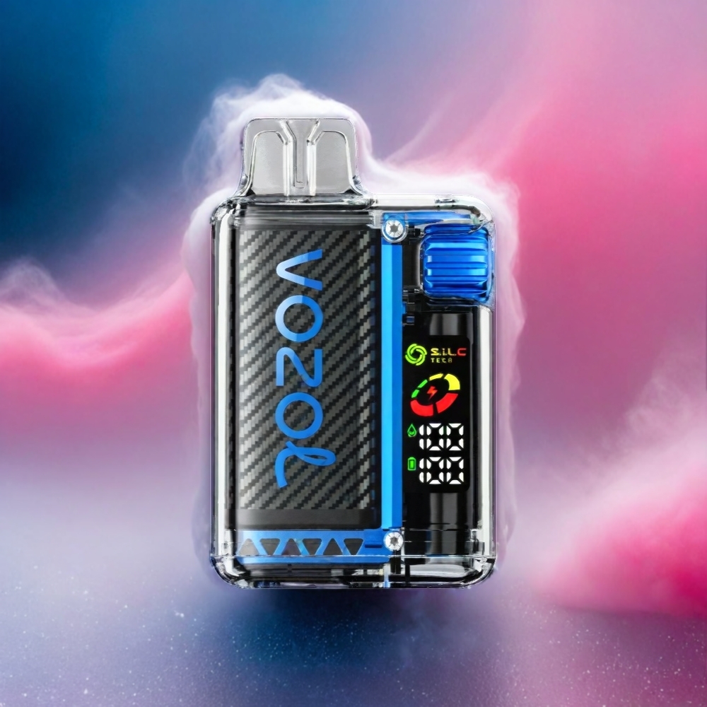 VOZOL Vista 20000 Puffs Schweiz Großhandel – 2% Nikotin, 650mAh Akku, 20.000 Züge, OLED Display, Blue Razz Ice