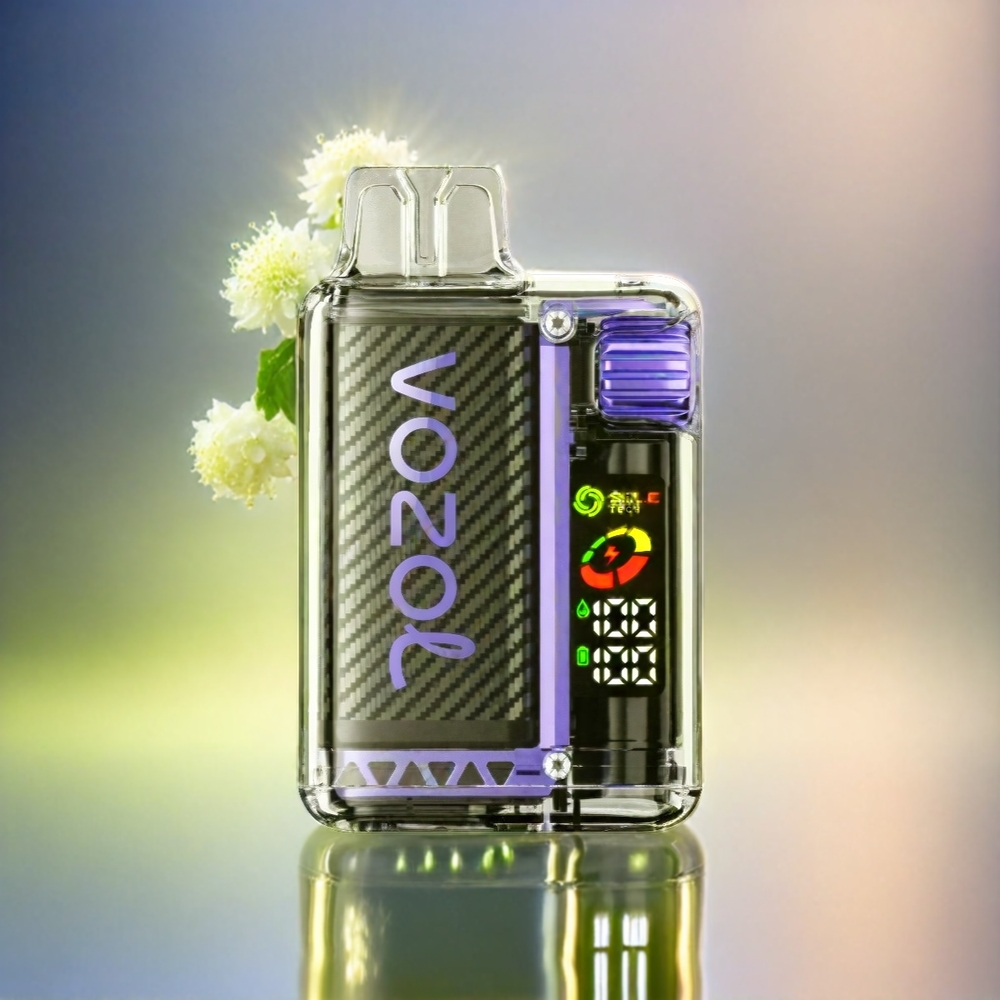 VOZOL Vista 20000 Puffs Schweiz Großhandel – 2% Nikotin, 650mAh Akku, 6-stufige Watt-Regelung, Elderflower Grapefruit