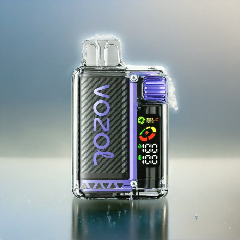 VOZOL Vista 20000 Puffs Schweiz Großhandel – 2% Nikotin, 650mAh Akku, MTL, Grape Ice (Traube-Eis)