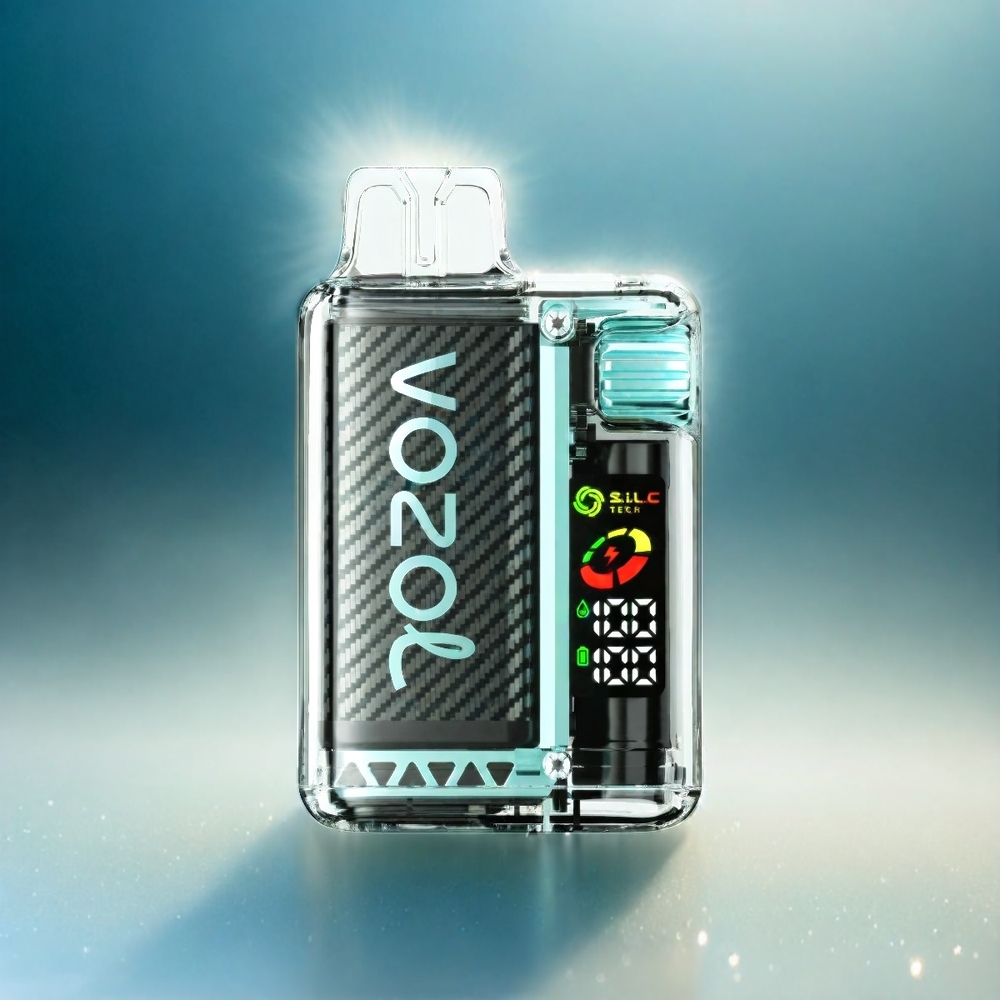 VOZOL Vista 20000 Puffs Schweiz Großhandel – 2% Nikotin, 650mAh Akku, OLED Display, S.i.L.C Tech Dual Mesh Coil, Sour Apple Ice Geschmack