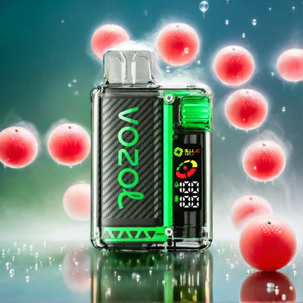 VOZOL Vista 20000 Puffs Schweiz großhandel mit 650mAh Akku, 2% Nikotin, OLED Display und Watermelon Bubble Gum Geschmack