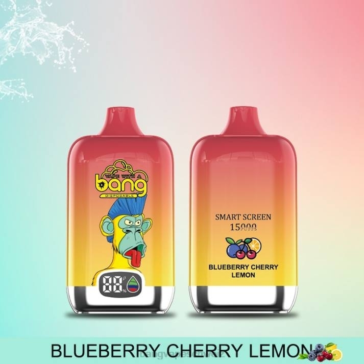 4X0J11 Bang Vape Digital Smart Screen 15000 Züge 25 ml - Bang disposable vape flavors Einweg