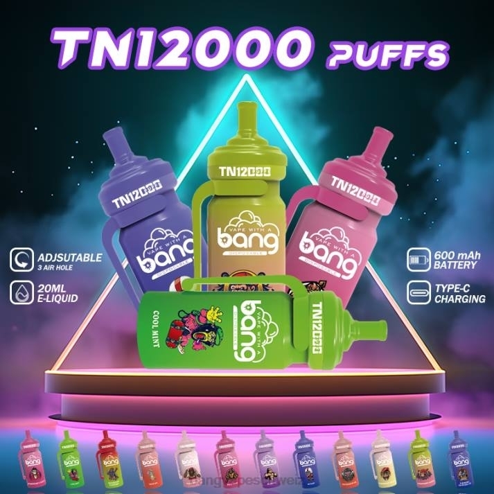 4X0J5 Bang Vape TN12000 Pod mit Mesh-Spule - Vape Gang Schweiz Einweg