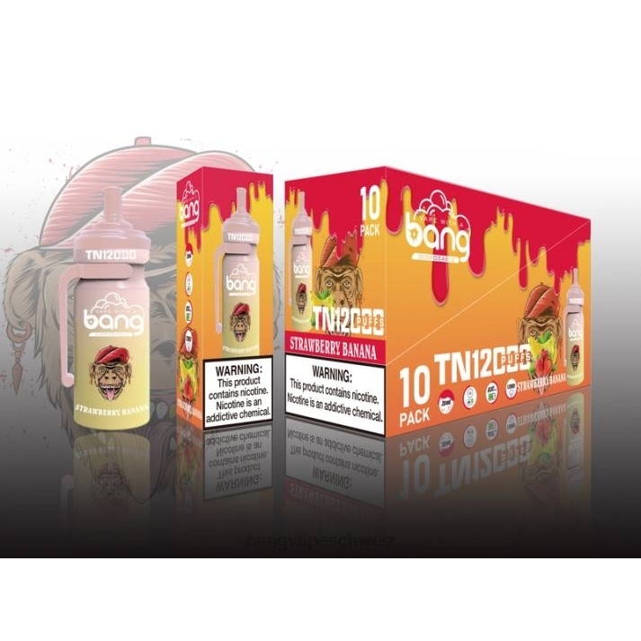 4X0J5 Bang Vape TN12000 Pod mit Mesh-Spule - Vape Gang Schweiz Einweg