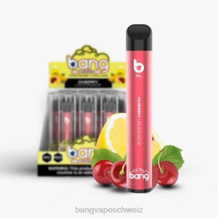 4X0J28 Bang Vape XL Einweg - Vape Gang disposables Kirschlimonade