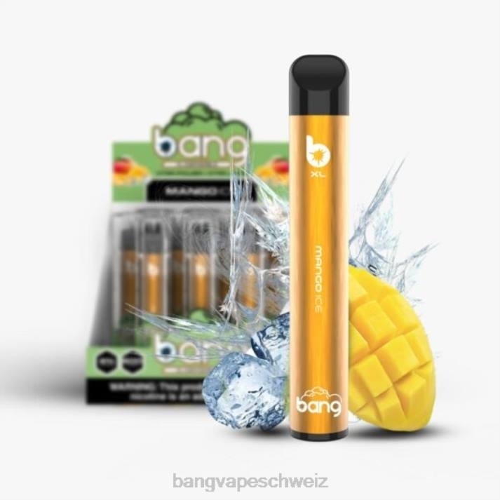 4X0J31 Bang Vape XL Einweg - Bang disposable vape flavors Mango-Eis