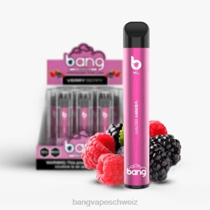4X0J35 Bang Vape XL Einweg - Vape Gang Schweiz sehr beerig
